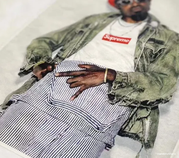 Andr Andr L M é é T-shirt Short and Benjamin Person 22FW S XL Black White sleeved Tee Photo 0701